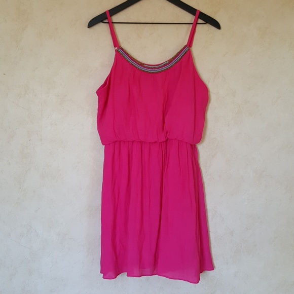 fuschia sundress